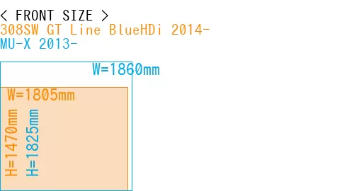 #308SW GT Line BlueHDi 2014- + MU-X 2013-
